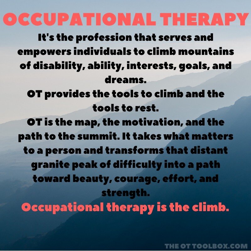 🌎Happy Occupational Therapy Month! 🌎

This month we celebrate occupational therapy, and all that this life-changing service has to offer! Tag your favorite OT practitioner below or share how OT has impacted your life! 

#expertcare #OccupationalThe