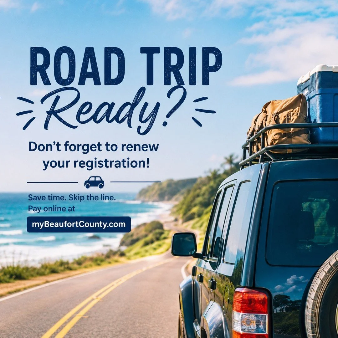 Ready for that summer road trip? 🚗☀️ The open road is calling, but before you pack the car and turn up the playlist, don&rsquo;t forget one important stop, renewing your vehicle registration!

Take care of it early and skip the hassle of waiting in 