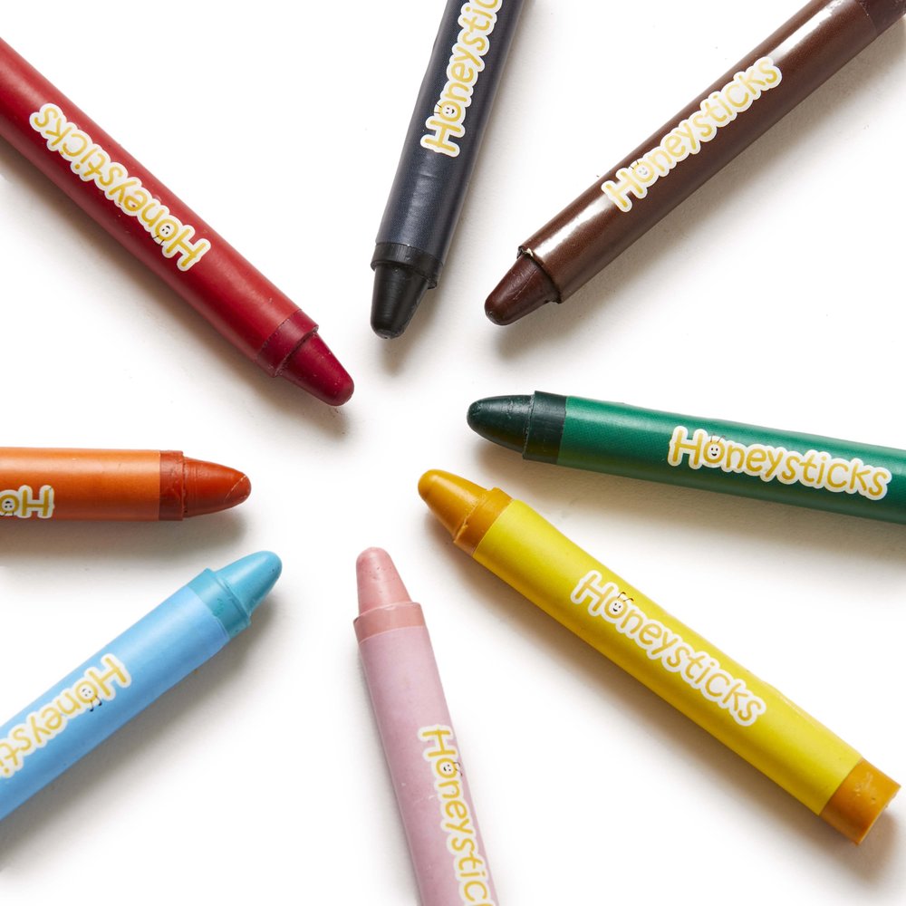 Set of 12 Honeysticks Originals Crayons — Pure Art Co.