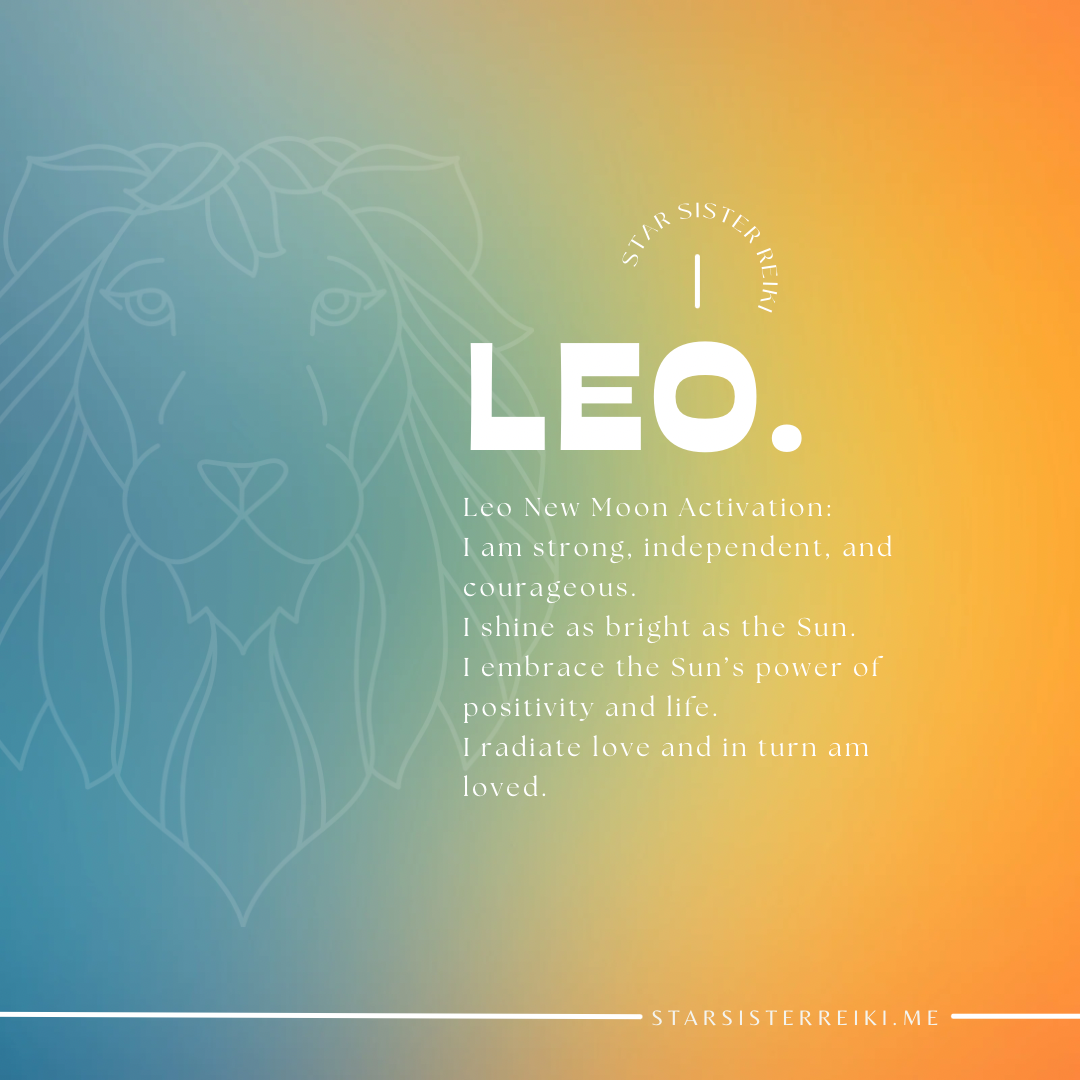 New Moon in Leo 2025