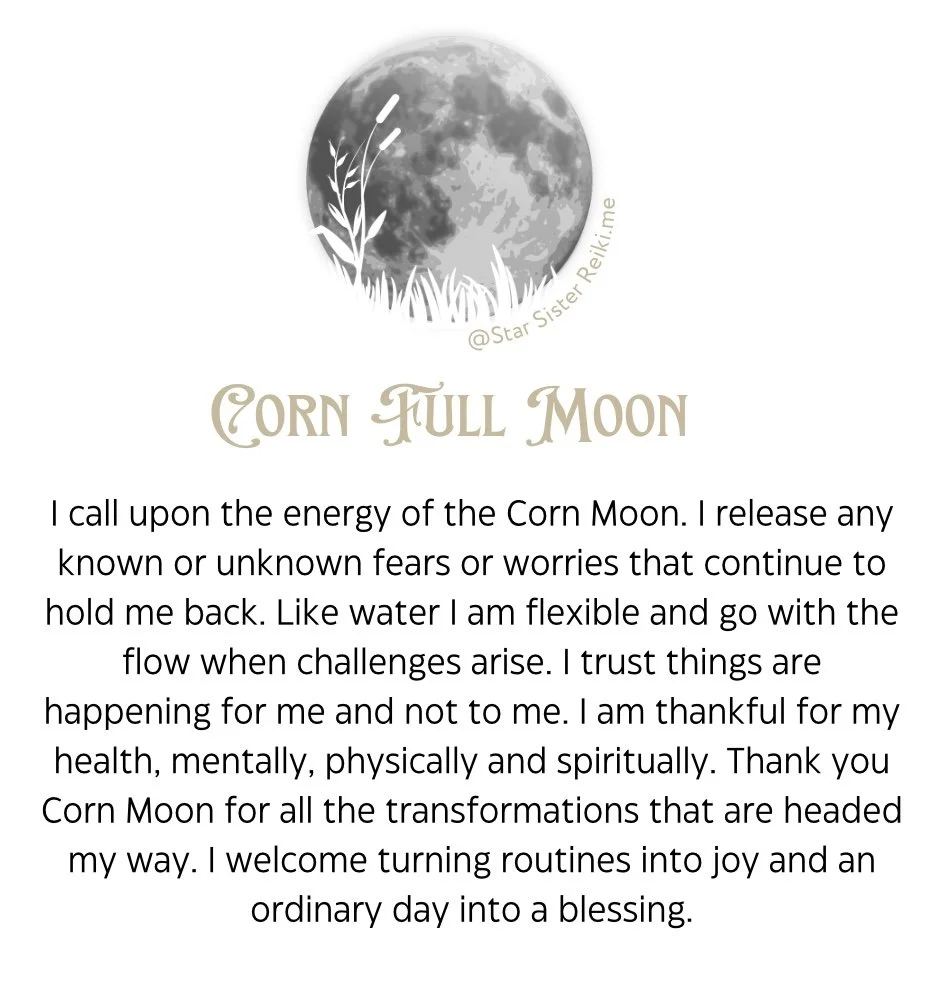 Corn Full Moon 2025