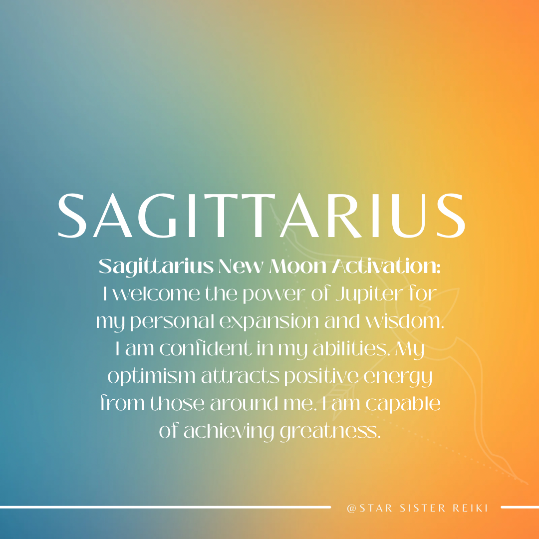 New Moon in Sagittarius 2025