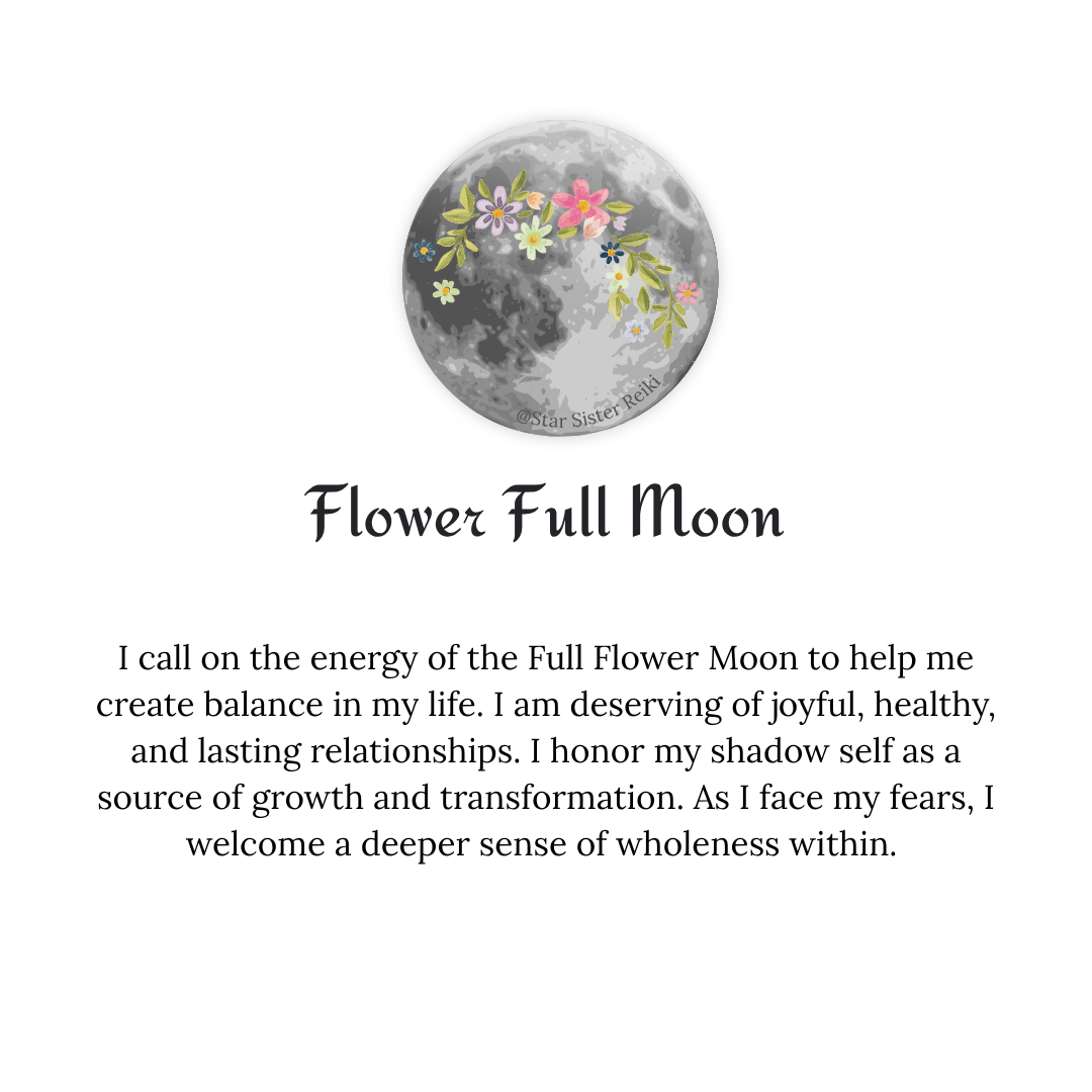 Flower Full Moon 2026
