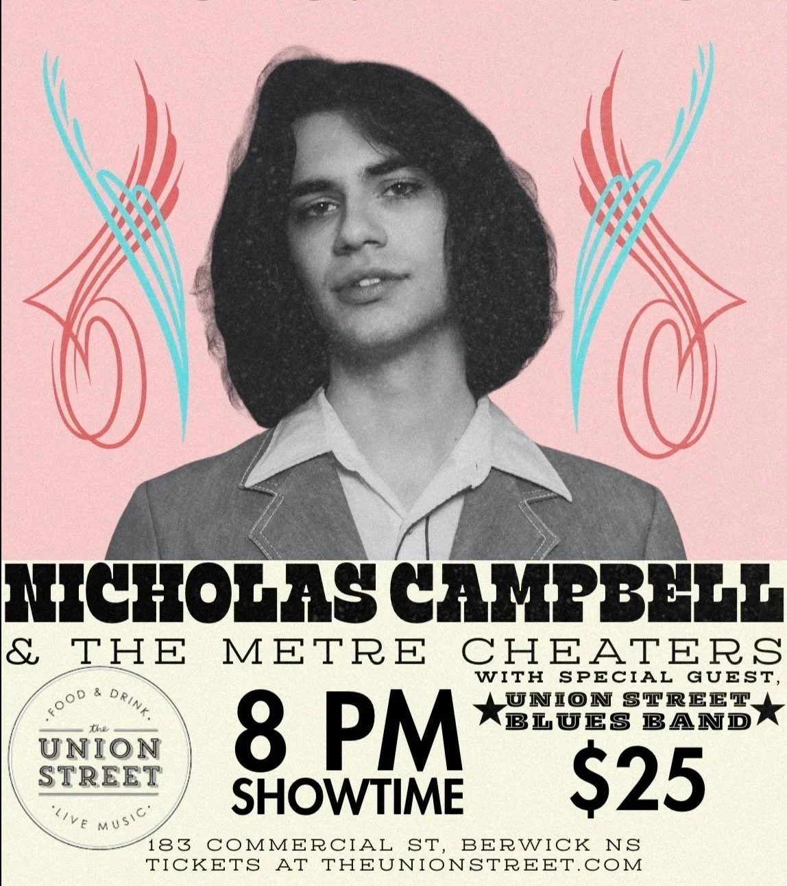 NICHOLAS CAMPBELL &amp; THE METRE CHEATERS + THE UNION STREET BLUES BAND