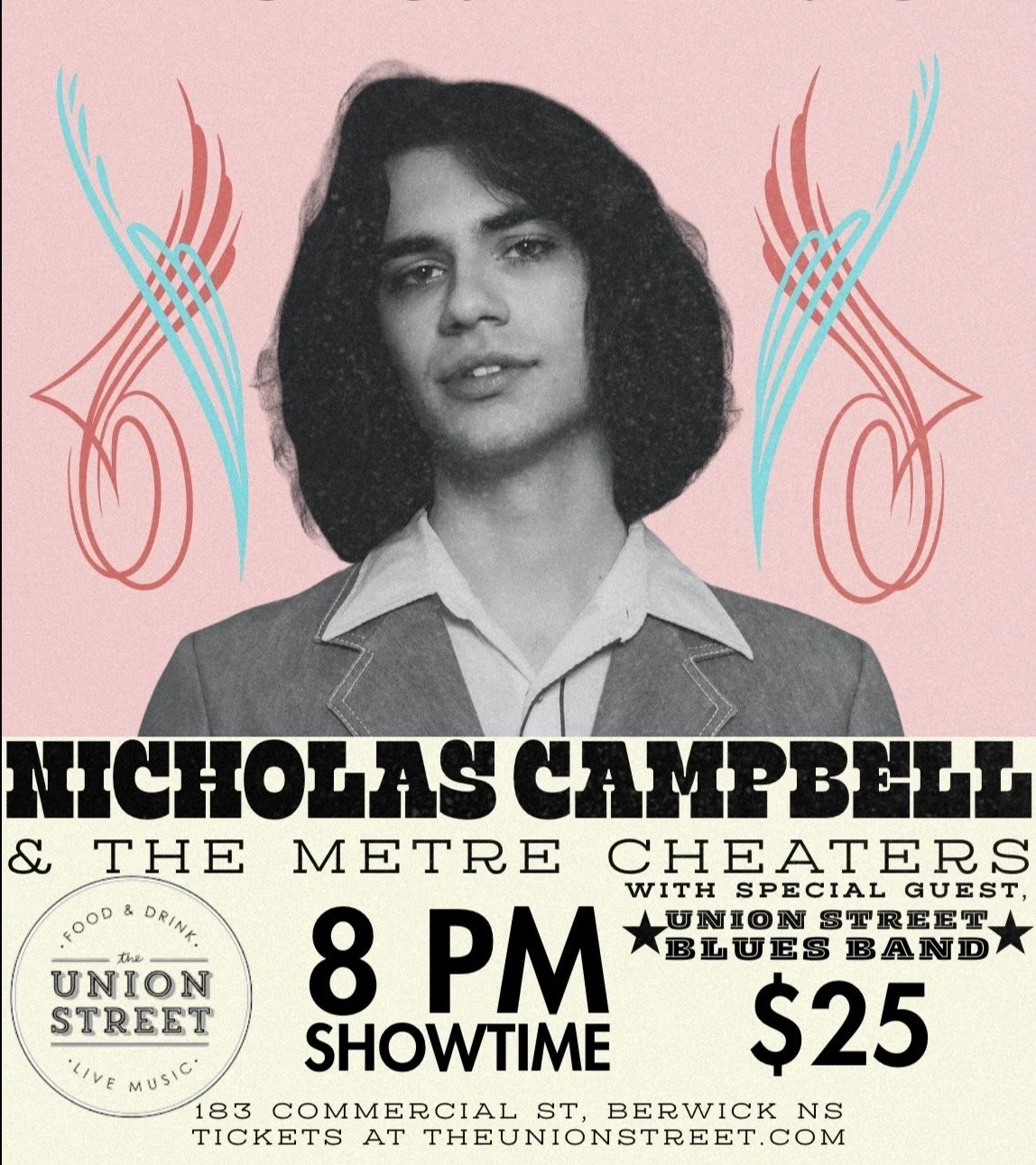 NICHOLAS CAMPBELL & THE METRE CHEATERS + THE UNION STREET BLUES BAND