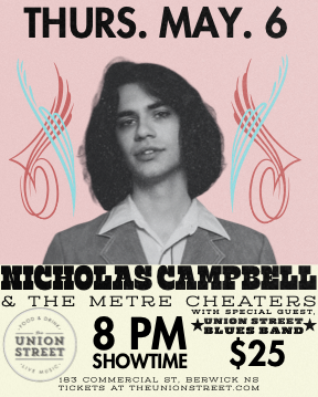 NICHOLAS CAMPBELL & THE METRE CHEATERS + THE UNION STREET BLUES BAND
