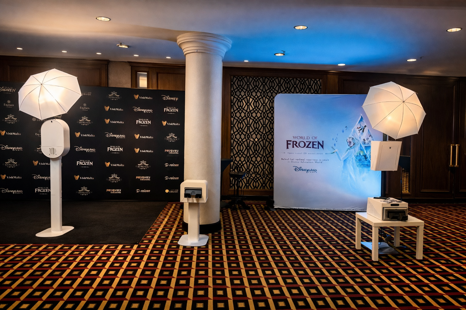 Photobooth op het Reisgala in Huis ter Duin, Noordwijk