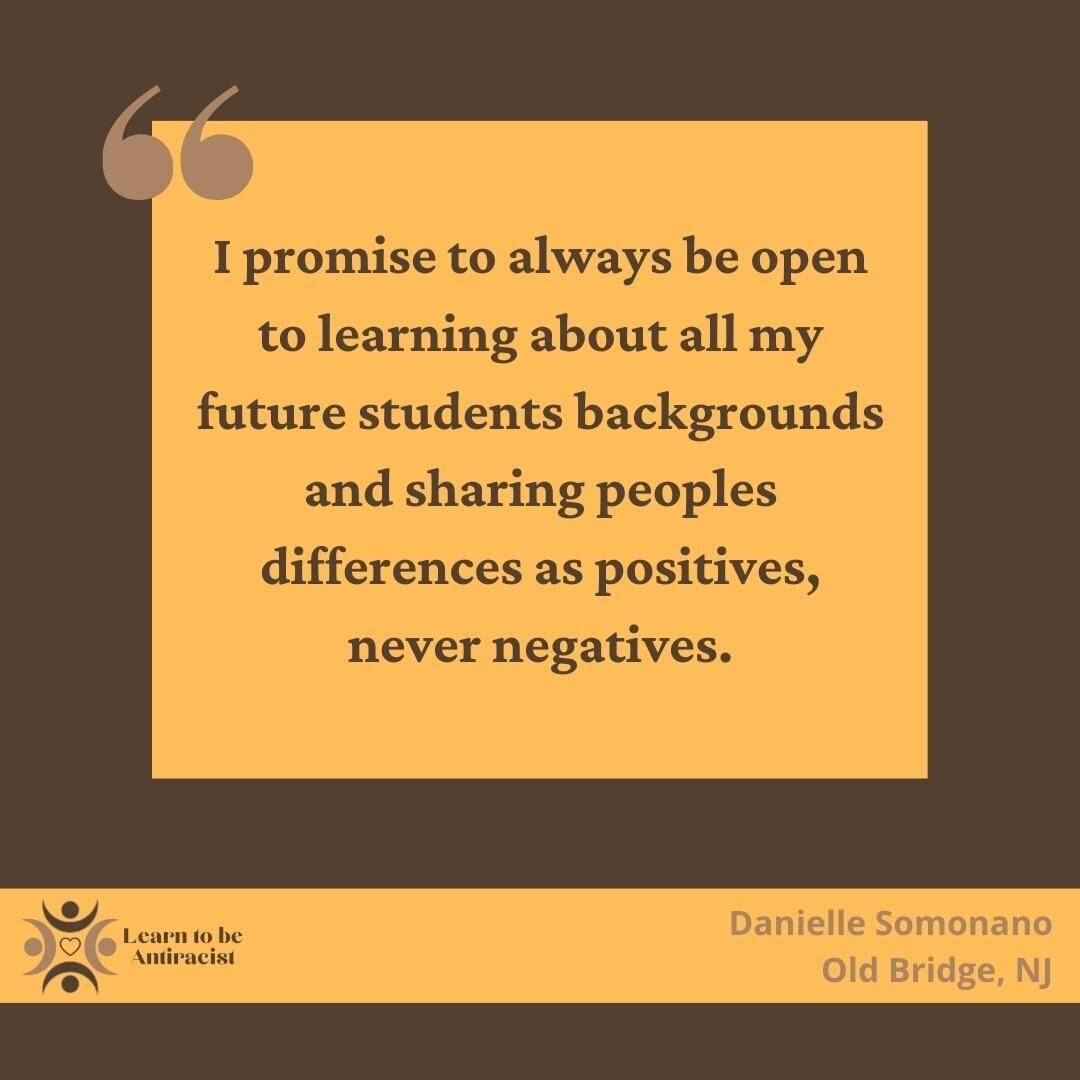 Like Danielle, members of our community have taken a moment out of their day to review what we have to share and reflected that learning in the form of a promise not only to themselves but to their communities, as well. Will you make a promise and jo