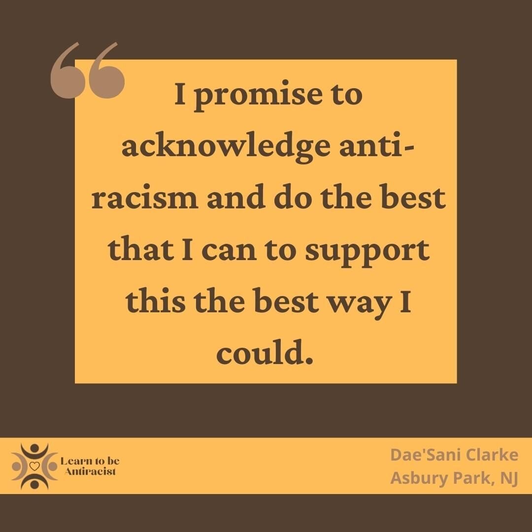 Like Dae'Sani, members of our community have taken a moment out of their day to review what we have to share and reflected that learning in the form of a promise not only to themselves but to their communities, as well. Will you make a promise and jo