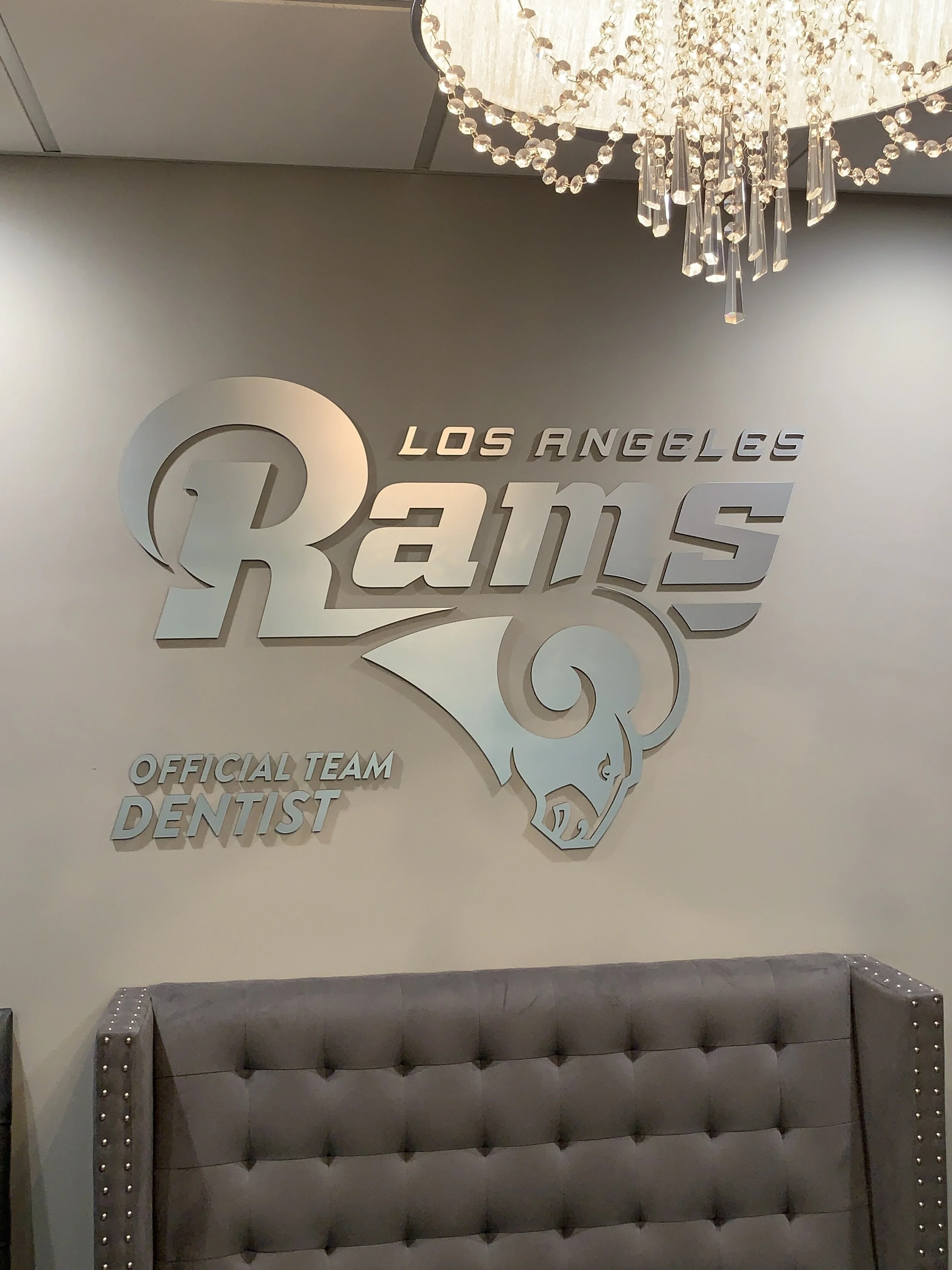 Laser cut acrylic logo