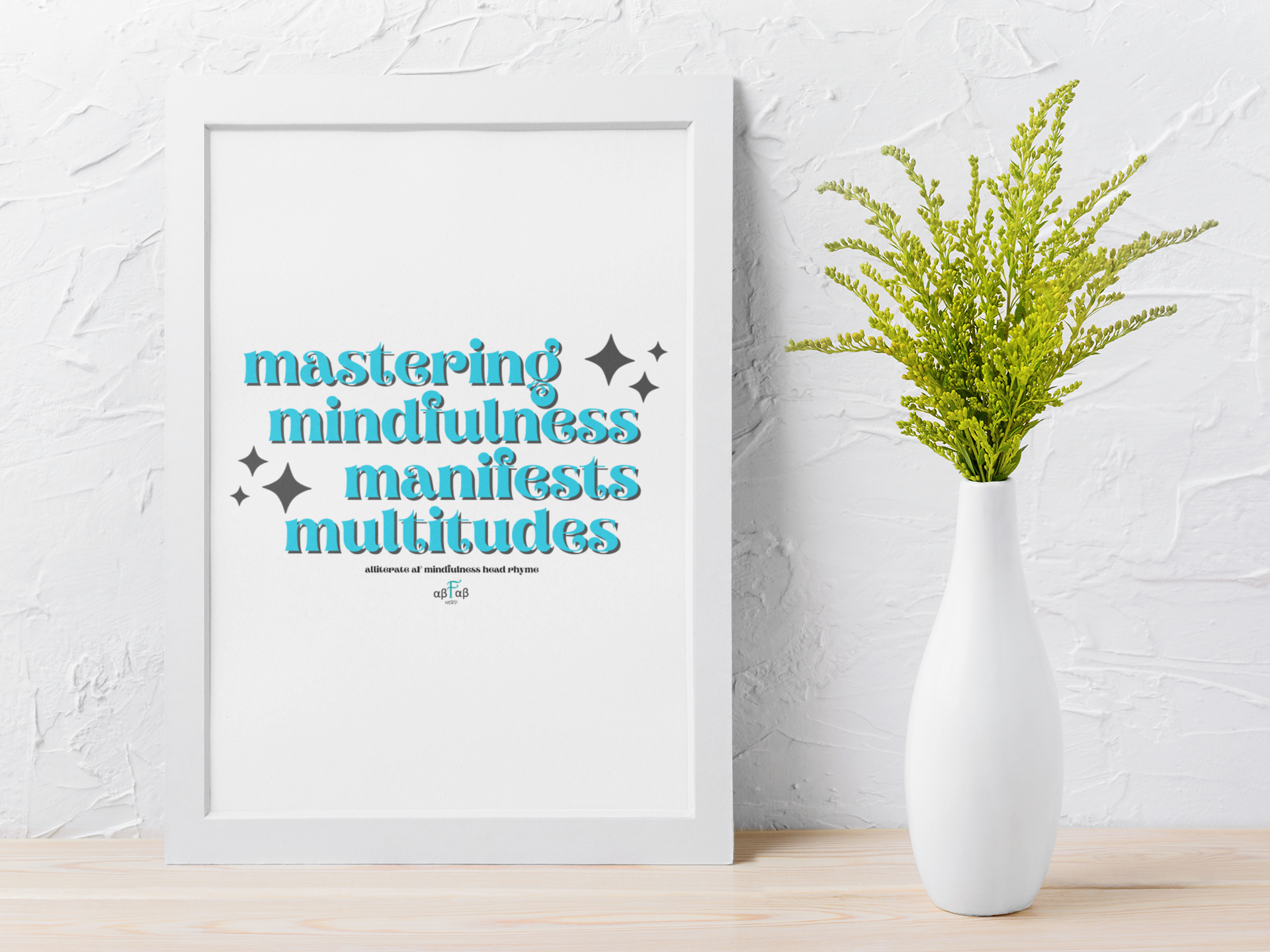 Mastering Mindfulness Manifests Multitudes V1 Digital Download Mental Health Mindfulness Printable PDF