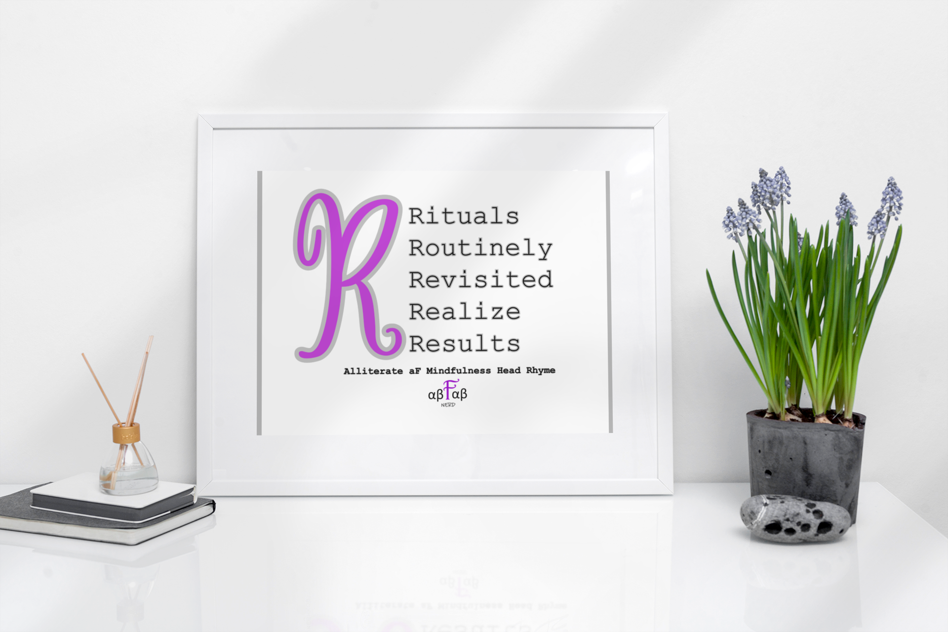 Rituals Routinely Revisited Realize Results V2 Digital Download Mental Health Mindfulness Printable PDF
