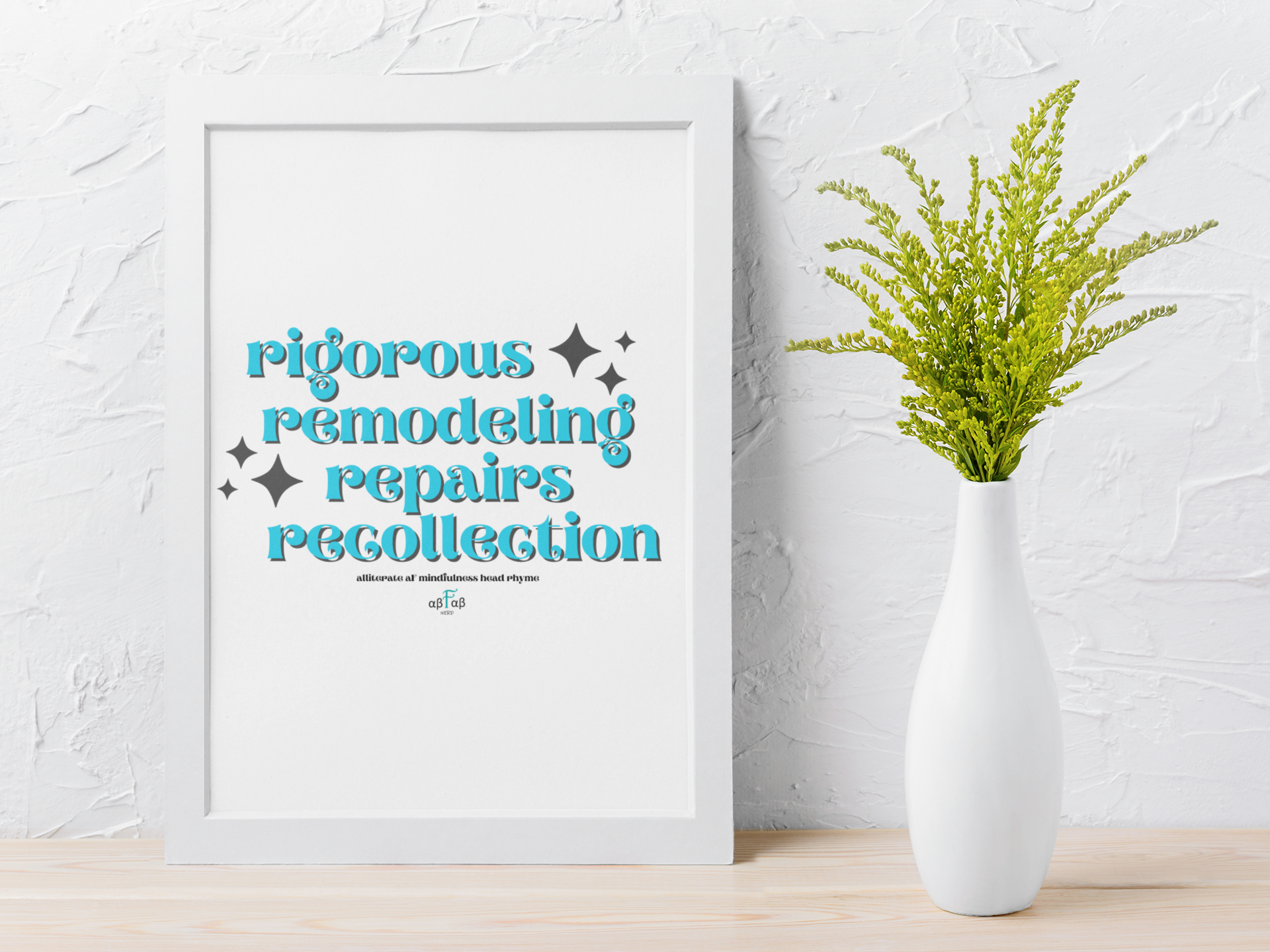 Rigorous Remodeling Repairs Recollection V1 Digital Download Mental Health Mindfulness Printable PDF