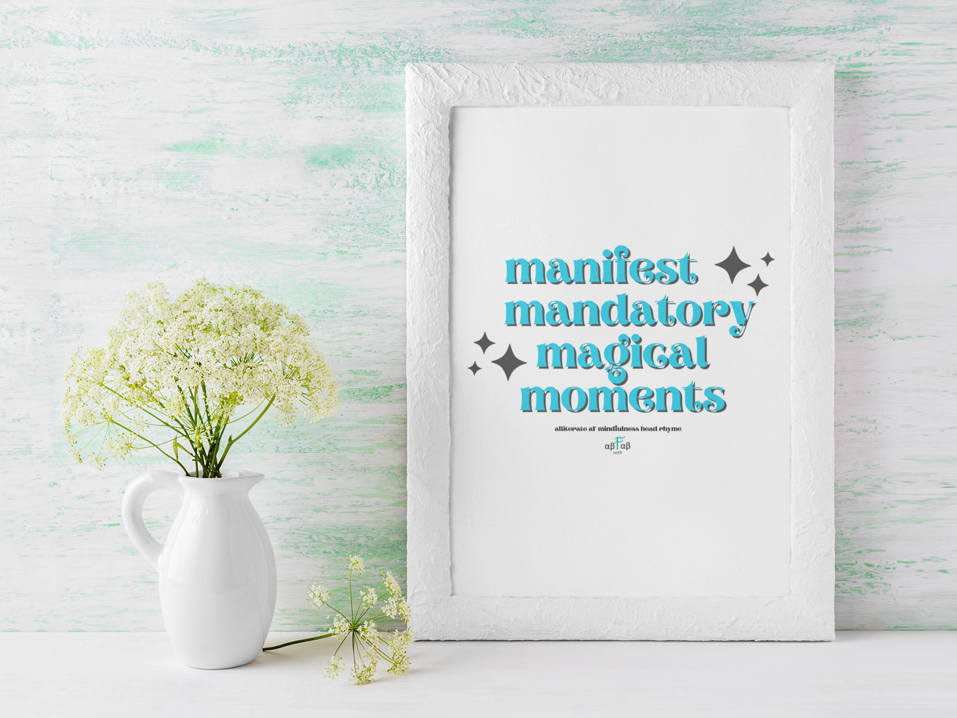 Manifest Mandatory Magical Moments V1 Digital Download Mental Health Mindfulness Printable PDF