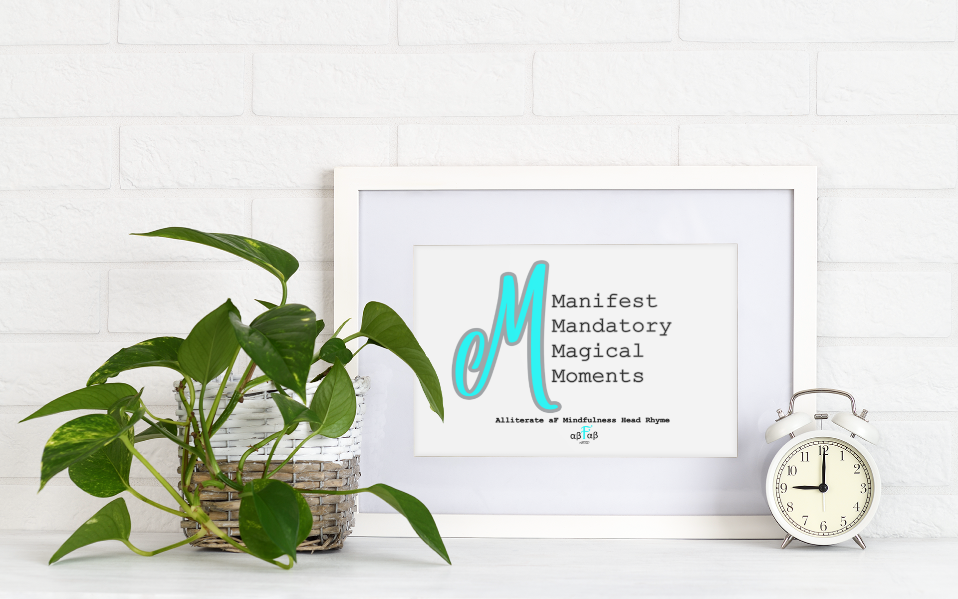 Manifest Mandatory Magical Moments V2 Digital Download Mental Health Mindfulness Printable PDF