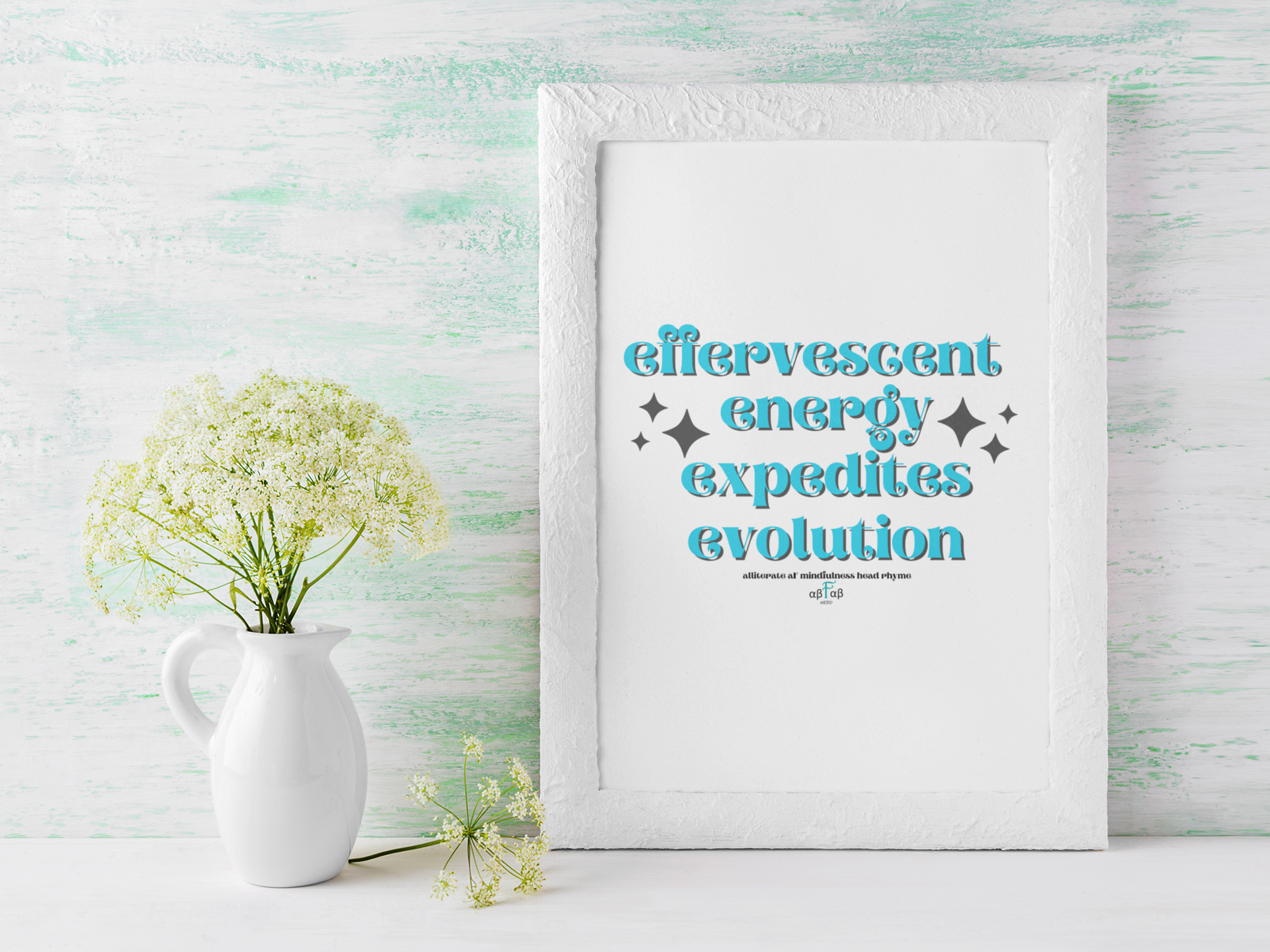 Effervescent Energy Expedites Evolution V1 Digital Download Mental Health Mindfulness Printable PDF