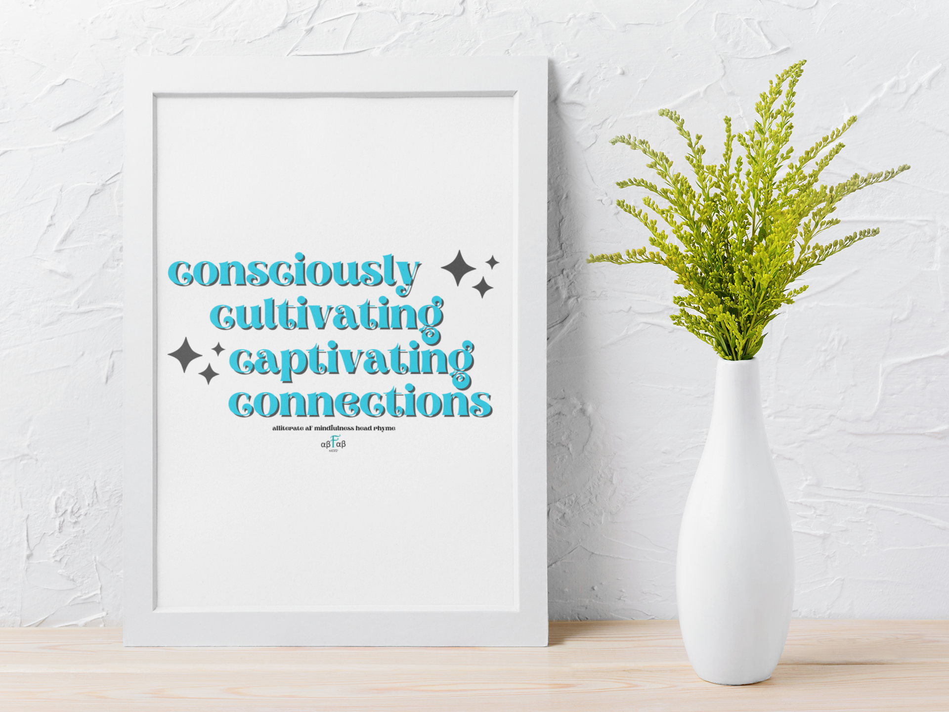 Consciously Cultivating Captivating Connections V1 Digital Download Mental Health Mindfulness Printable PDF