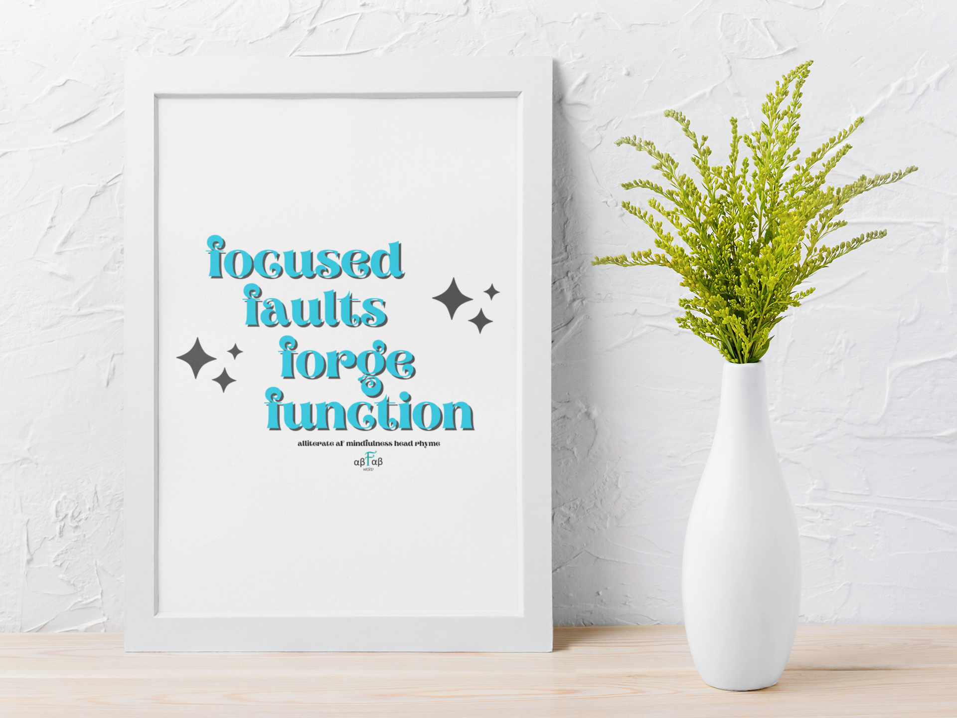 Focused Faults Forge Function V1 Digital Download Mental Health Mindfulness Printable PDF