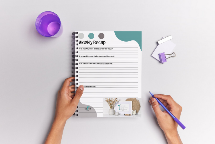 Journaling Planner Pages for ADHD Printable PDF Sunday to Saturday Inevitably Introverts Inconspicuously Isolate