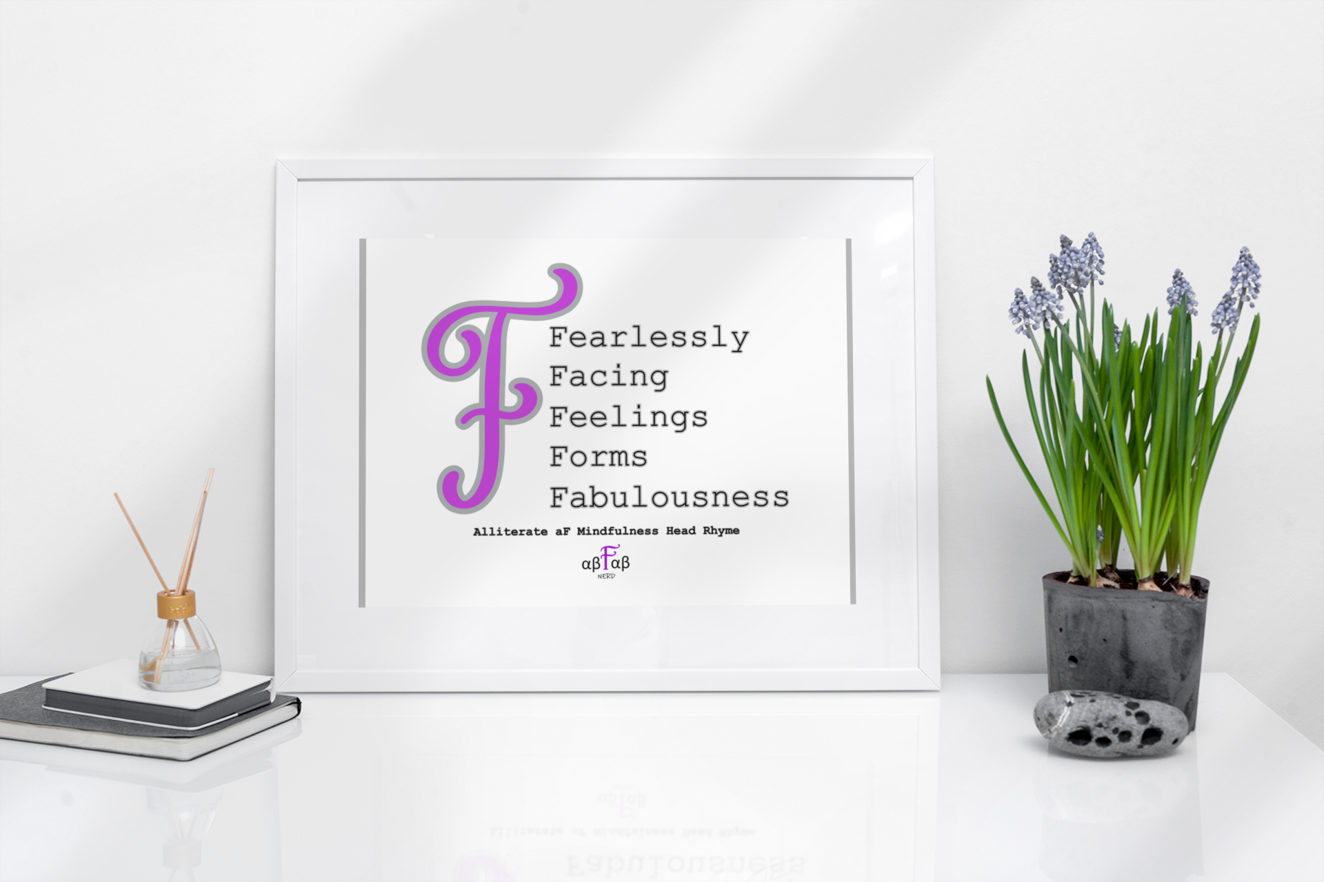 Fearlessly Facing Feelings Forms Fabulousness V2 Digital Download Mental Health Mindfulness Printable PDF