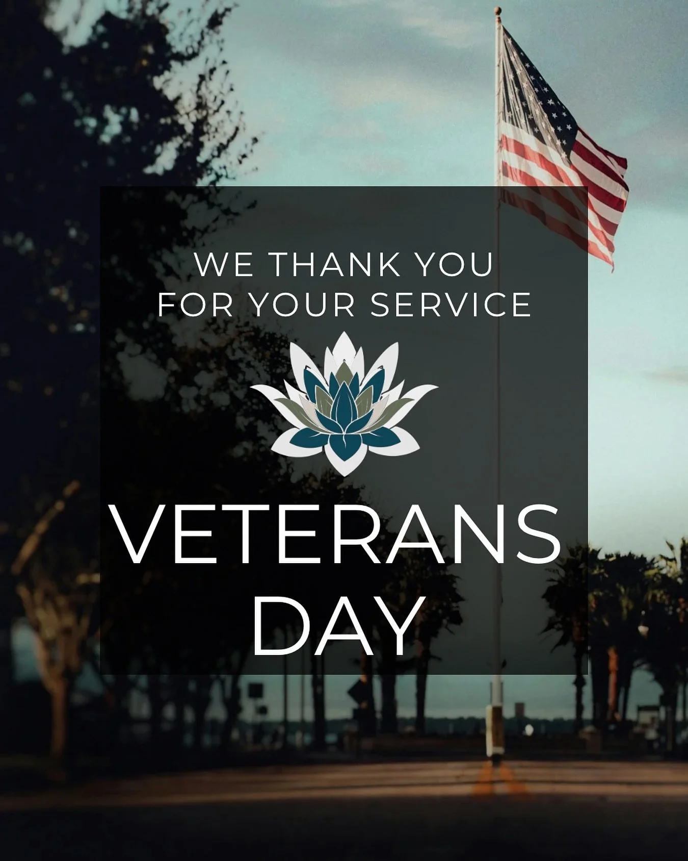 🇺🇸 We thank you for your service. 🇺🇸
&bull;
If you are Active Duty or a Veteran we are proud and humbled to be able to offer you a 10% discount off of our regularly priced packages every day. Please message @indigobloomyoga on Instagram or Facebo