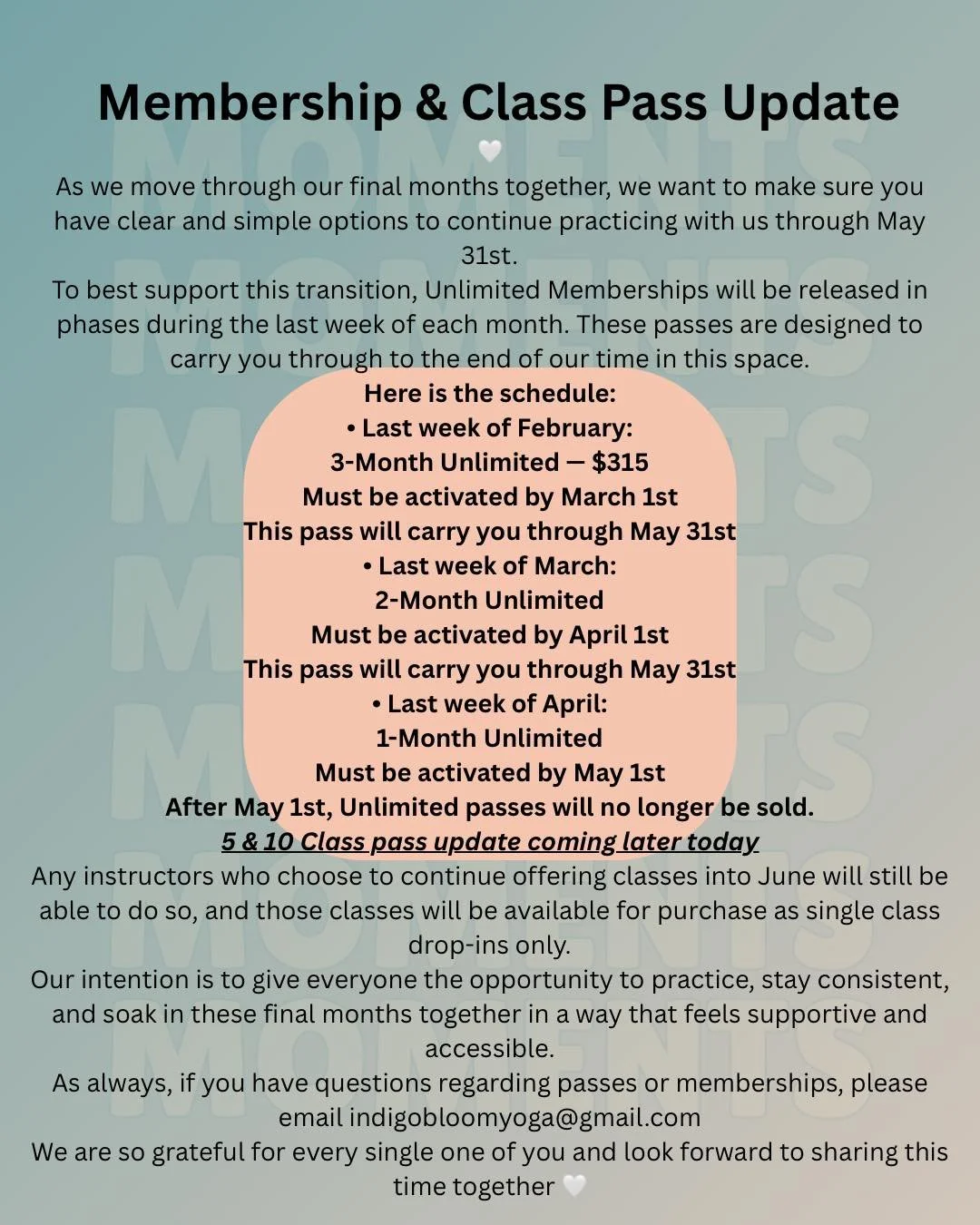 Passes&hellip;❤️