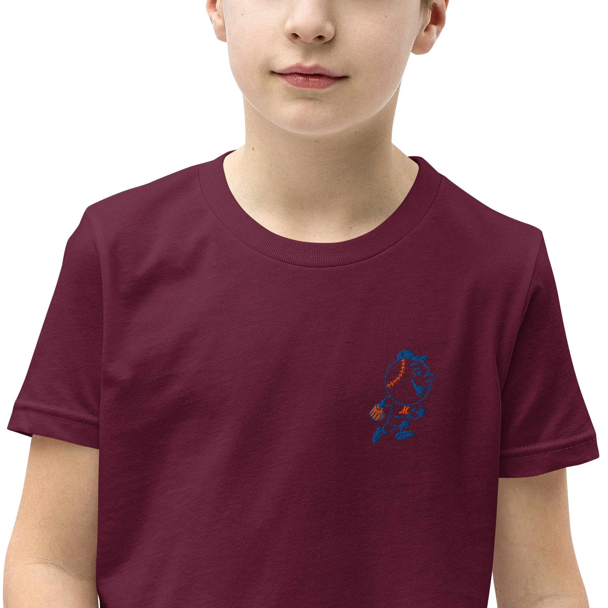 youth-staple-tee-maroon-zoomed-in-692f371e09e0b.jpg