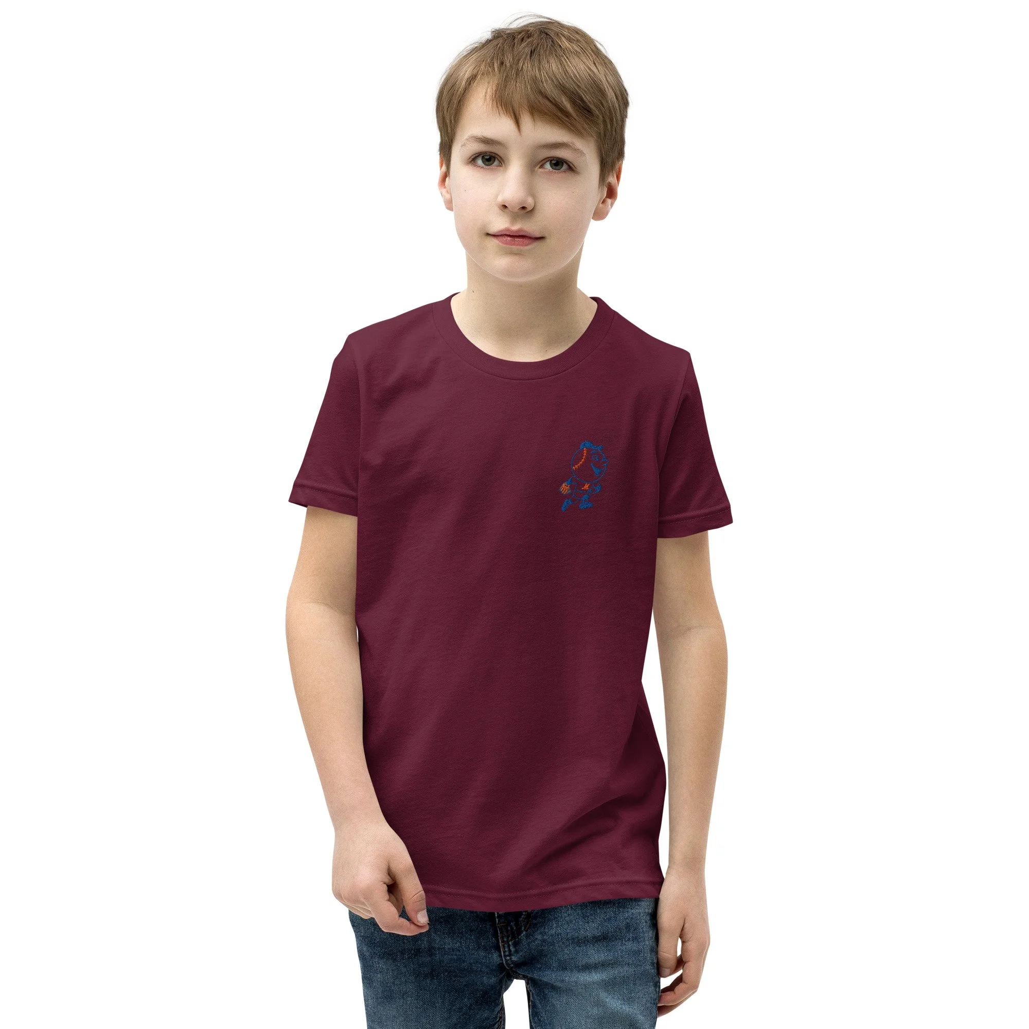 youth-staple-tee-maroon-front-692f371e0a575.jpg