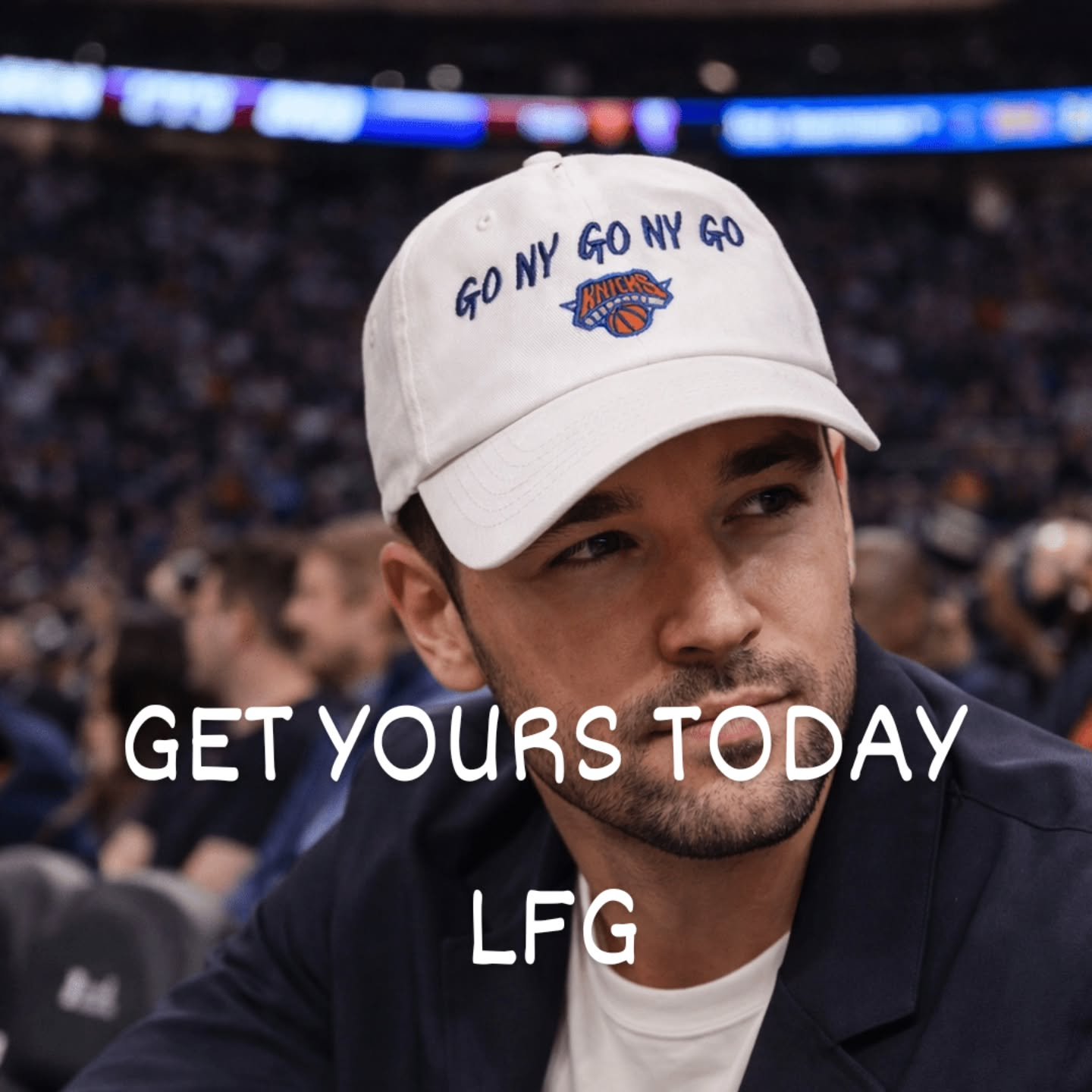 GET YOURS TODAY. 

GO NY GO NY GO. EMBROIDERED. PARTNERSHIP WITH UNDER ARMOUR. 

SPIKE LEE, WHERE YOU AT??????? @officialspikelee @karltowns @jalenbrunson1 @benstiller @officialspikelee