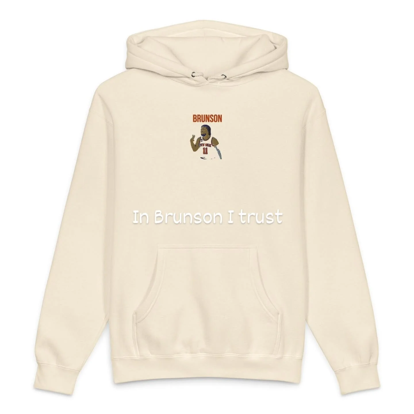 Brunson BRUH. Embroidered and Iconic. The King of New York. LFG! Spike Lee. What up. @officialspikelee @fatjoe @jalenbrunson1 @karltowns @nyknicks @benstiller 
#knicks #nyknicks