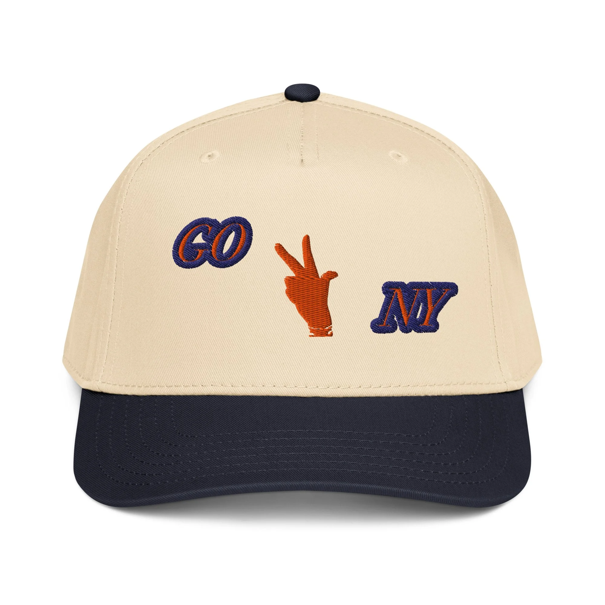 5-panel-mid-profile-baseball-cap-navy-natural-front-6a13463786826.jpg