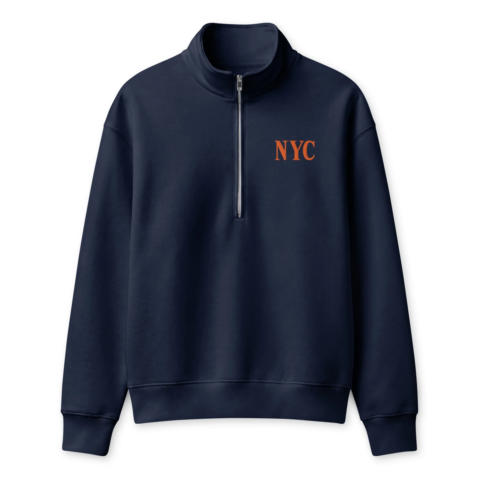 unisex-heavyweight-half-zip-pullover-navy-front-6a60ff88315aa.jpg