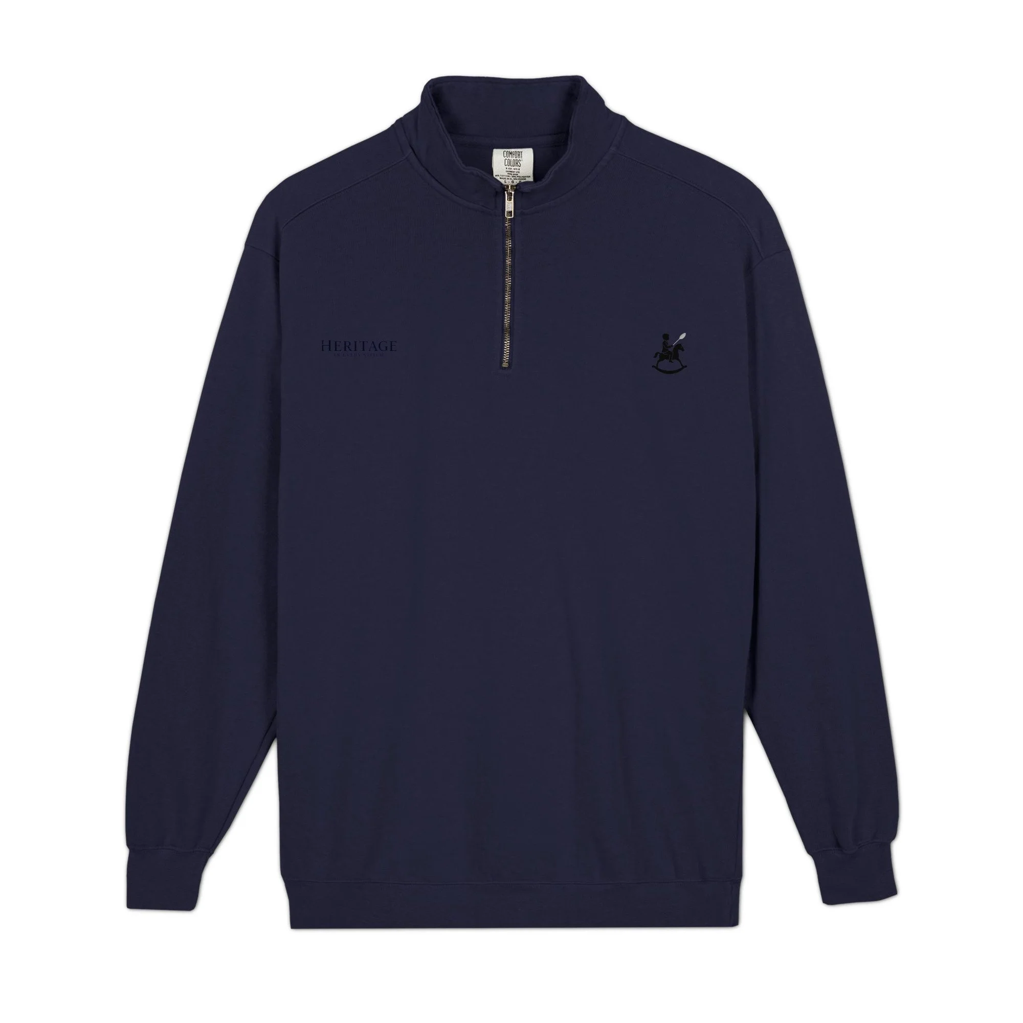 unisex-garment-dyed-quarter-zip-sweatshirt-true-navy-front-6a6e8d9495b55.jpg