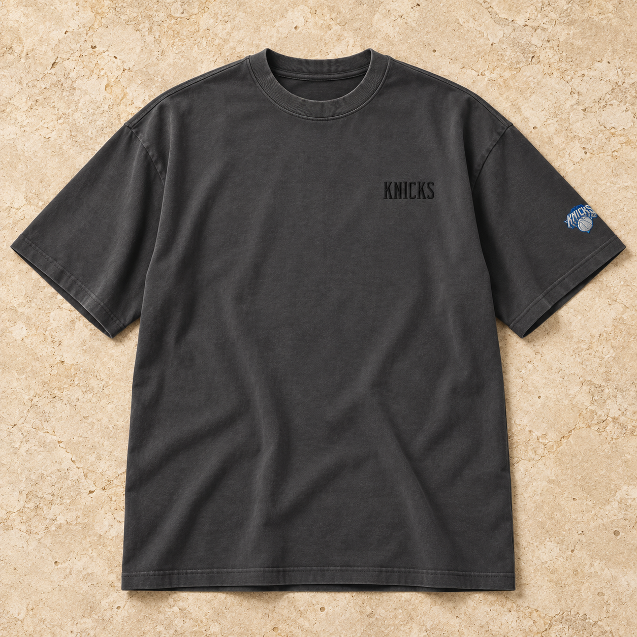 Knicks Oversized Faded T-Shirt Cotton Flat.png