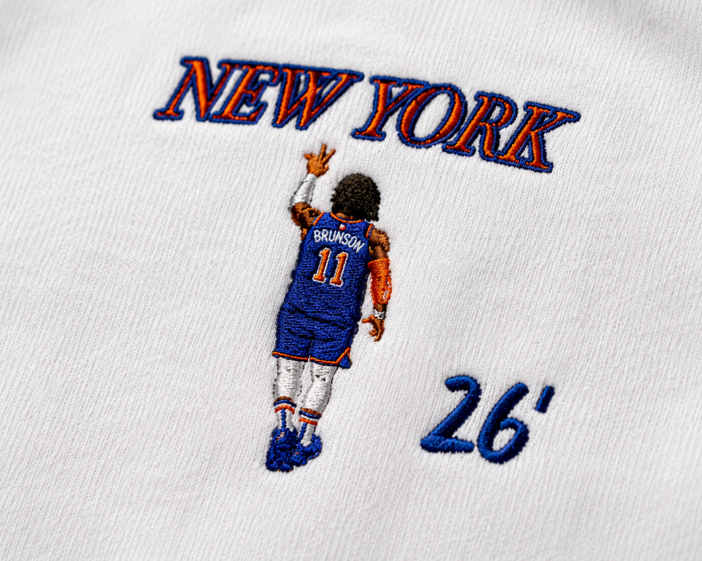 Knicks Brunson New York 26' Embroidered Unisex Tee