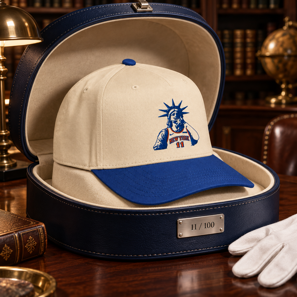 Knicks Liberty Hat Embroidered Five Panel Showcase.png