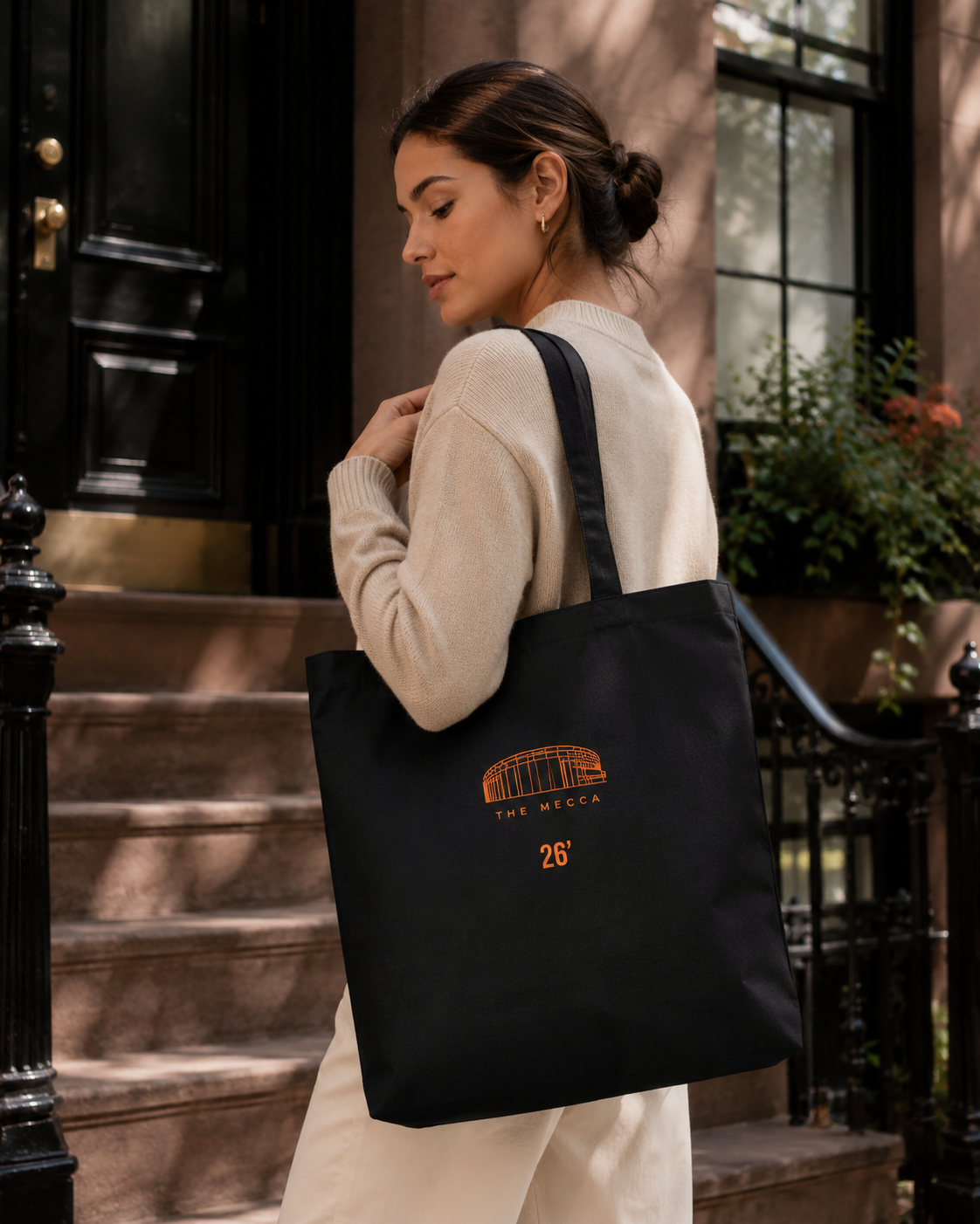 MECCA Cotton color tote bag