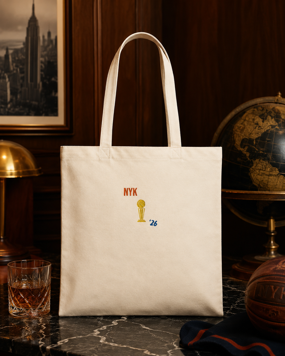 Knicks Embroidered Organic Tote Bag Back.png