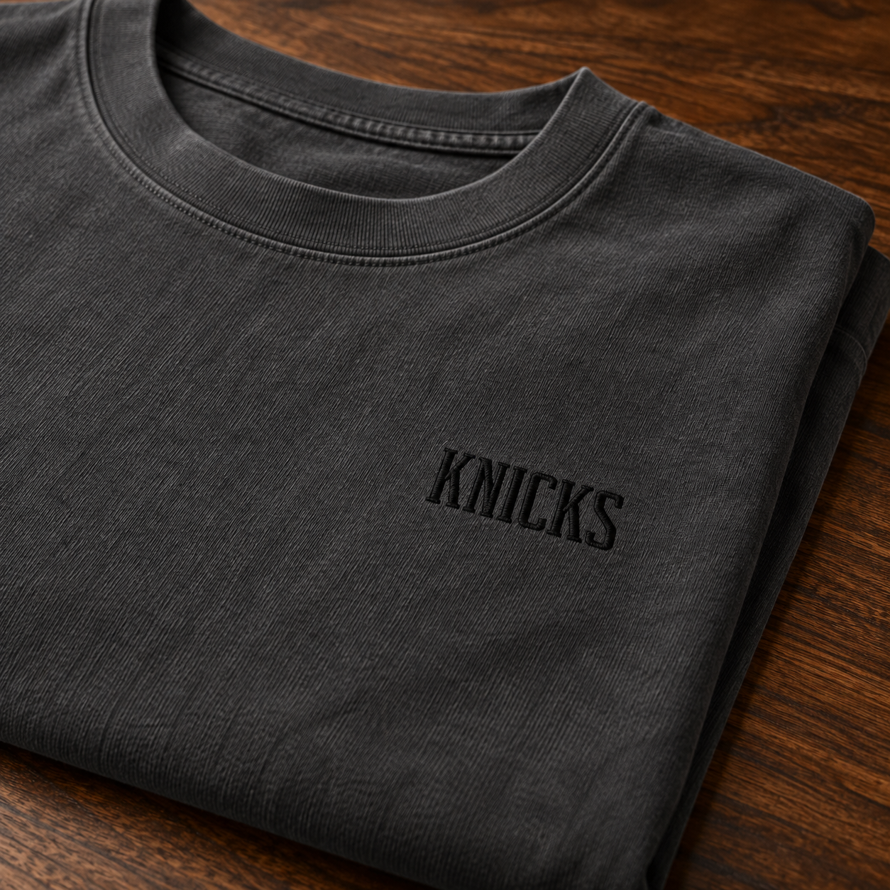 NYK Embroidered Men's Oversized Faded T-Shirt | AS Colour 5082