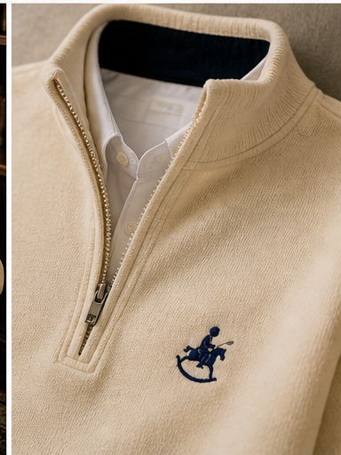 Viceroy Quarter Zip Folded with Dress Shirt.png