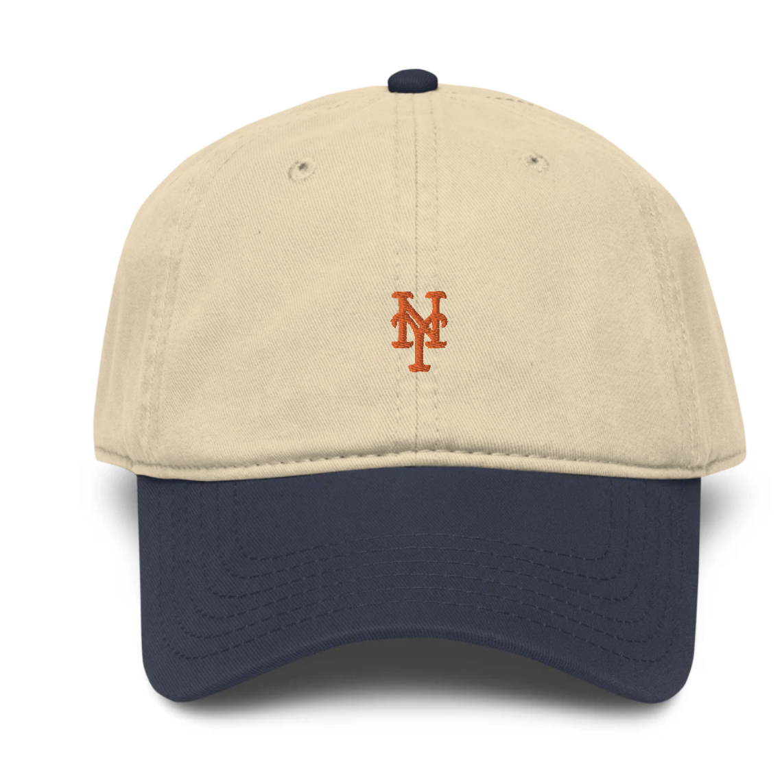 NY Mets | Garment-Washed Baseball Cap | Eight Different Colors | 100% Cotton