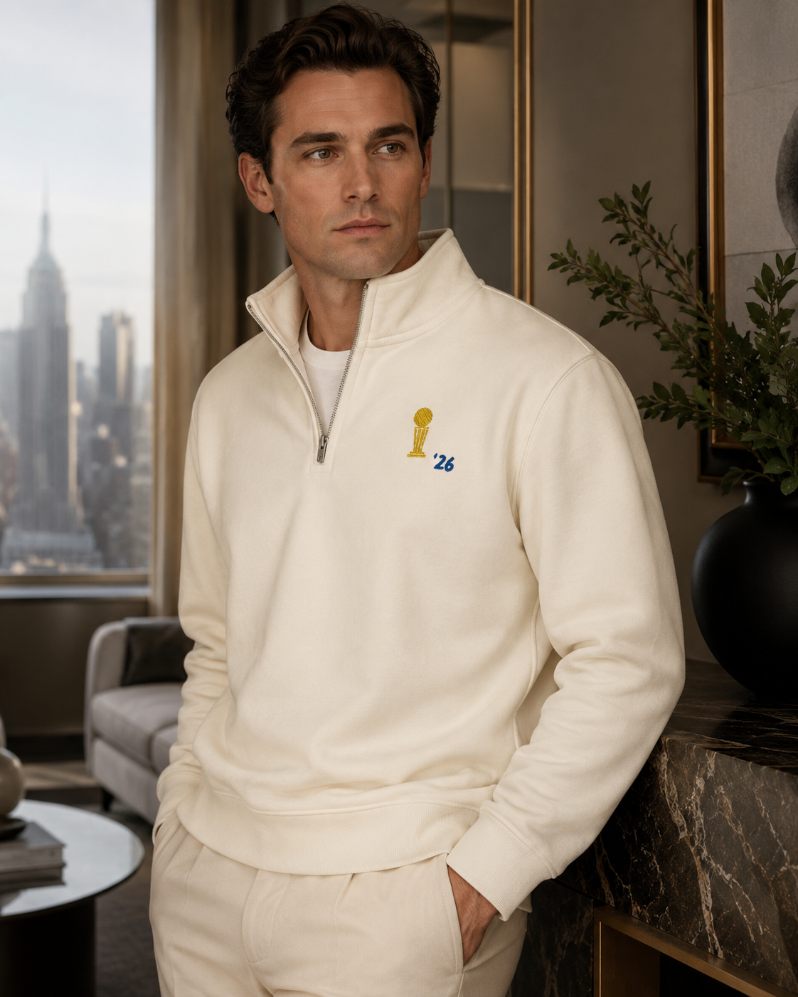 Knicks Quarter Zip Embroidered Front and Back.png