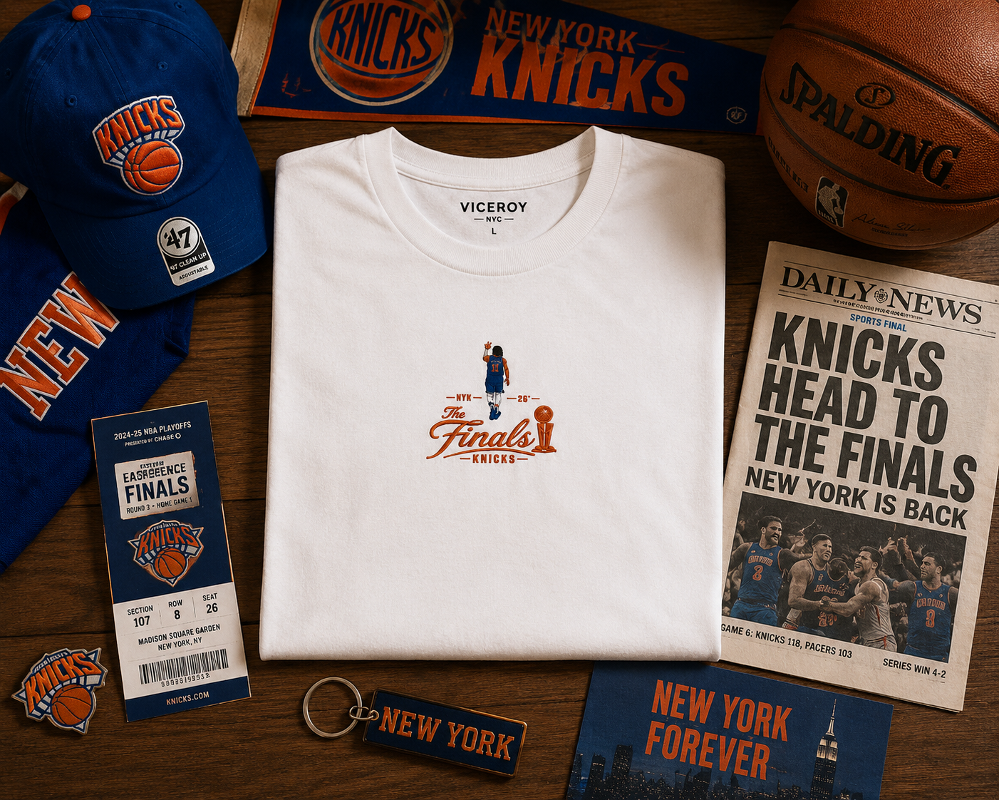 DISPLAY KNICKS Brunson Embroidered Men's T-Shirt.png