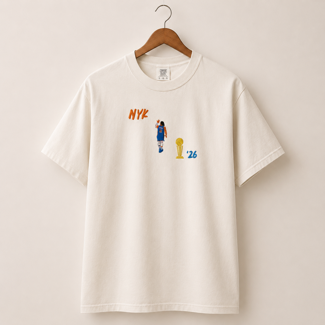 Brunson Oversized Unisex T-Shirt Embroidered Championship Mockup Hanger.png