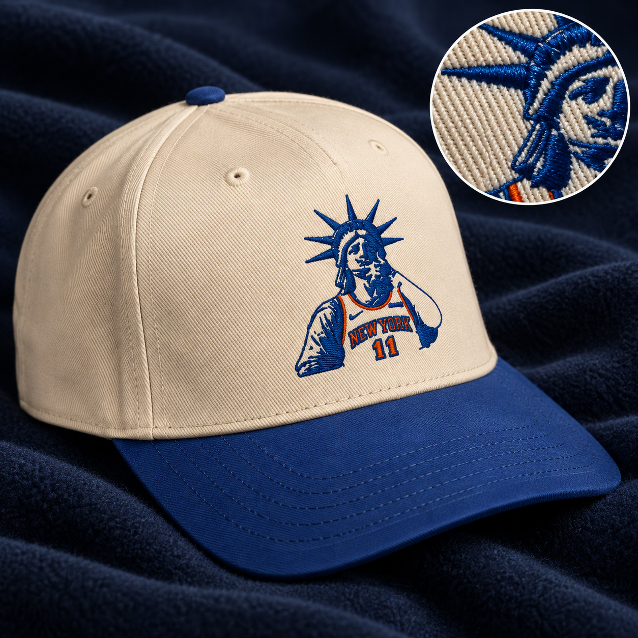 Liberty Embroidered 5 panel cap