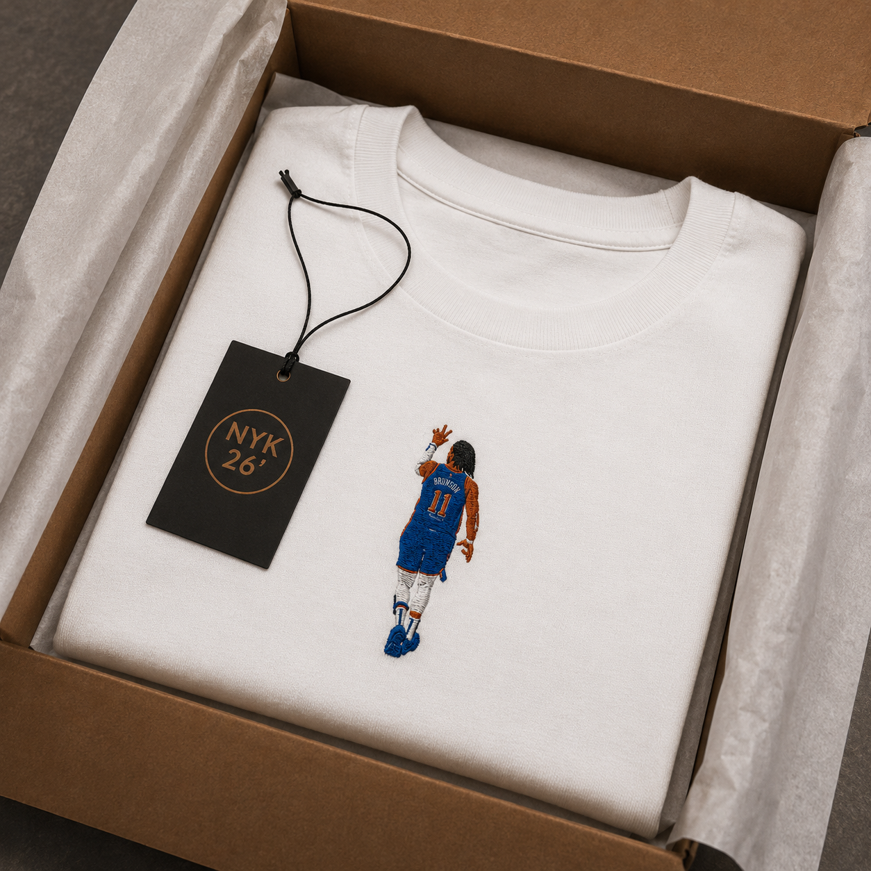 NY Knicks Brunson Boxed T-Shirt Embroidered.png