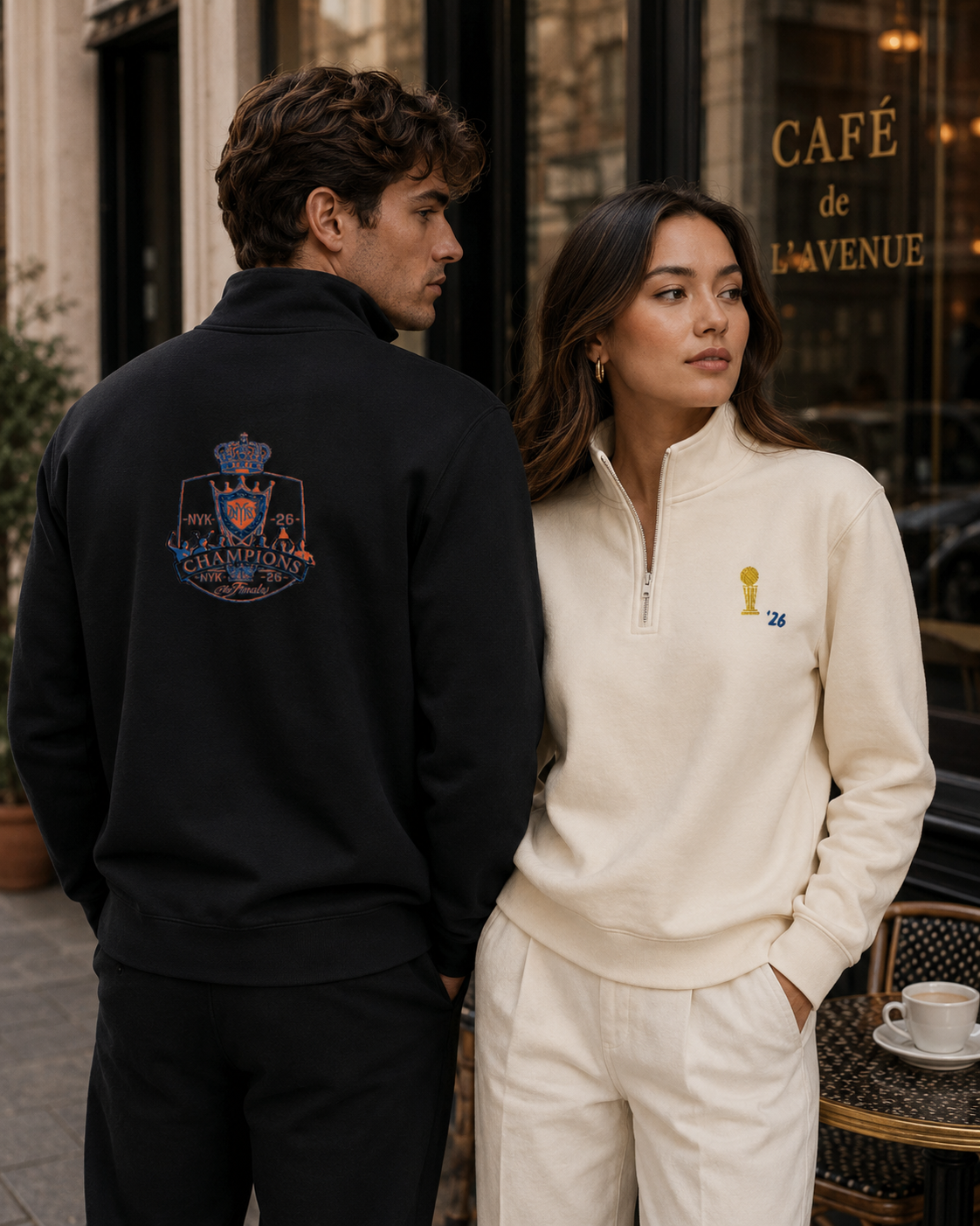 Quarter+Zip+White+and+Black+Knicks+Front+and+Back+Men+and+women.webp