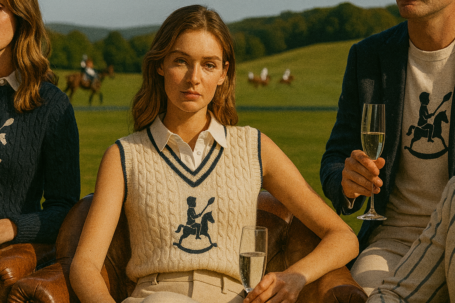 Iconic , Viceroy Hand-Knit V-Neck Vest