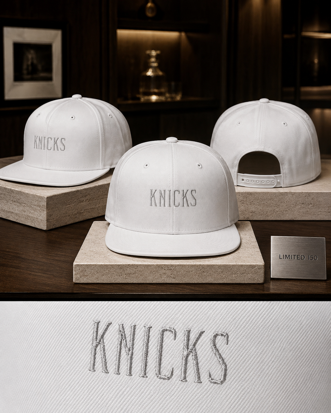 Knicks Clean White Hat.png