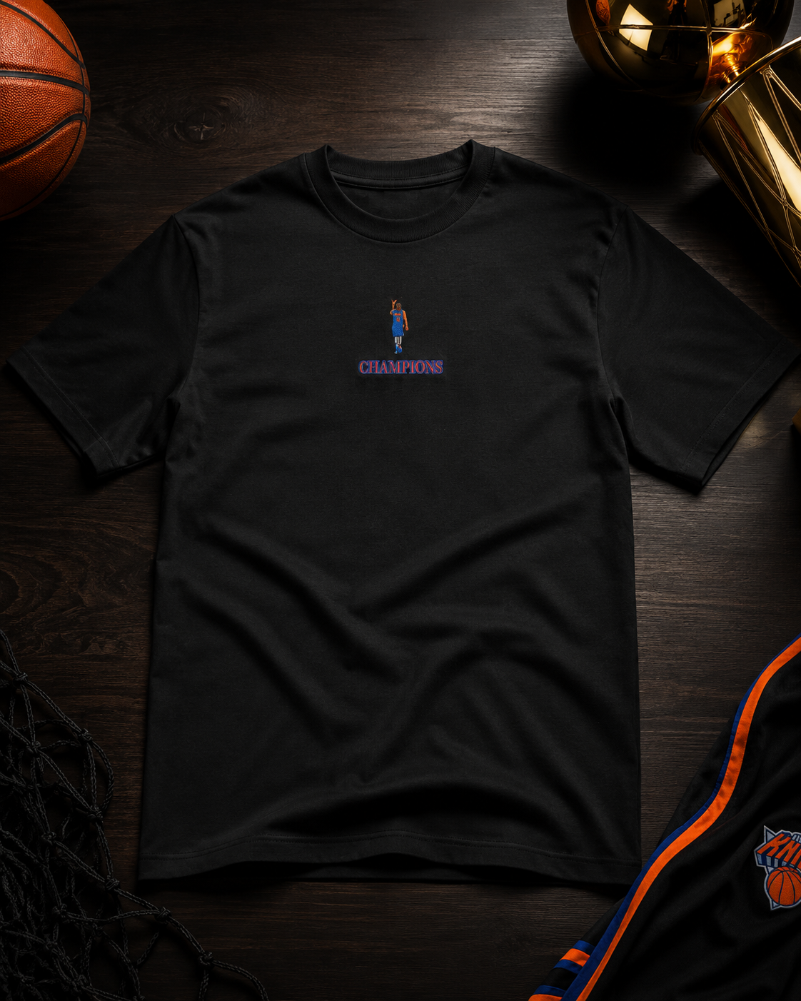 Champions Brunson Embroidered Men Premium Short Sleeve Tee
